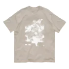 iwakunikogyoの鉄神01白インク Organic Cotton T-Shirt