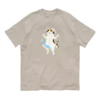 Quatre Illustrationのネコがきてみた♬ 01-S.バレリーナ オーガニックコットンTシャツ