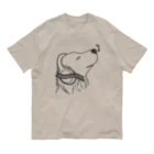 ぺんぎん24の音楽にうっとりゴールデン2(ダークグレー) Organic Cotton T-Shirt