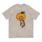 ほっかむねこ屋（アトリエほっかむ）のみかんかぶりねこ Organic Cotton T-Shirt