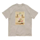 kiki25のくまのドーナツ屋(絵本風)   オーガニックコットンTシャツ