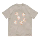 トコロコムギの冷凍むきエビにゃんこ Organic Cotton T-Shirt