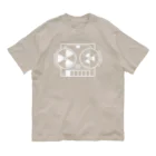 北風のゼリーのオープンリールテープレコーダー（白） Organic Cotton T-Shirt