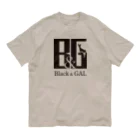 飛び出せ！ ささみショップのBlack & GAL Organic Cotton T-Shirt