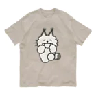    佐伯サエのヤマネコドングリ Organic Cotton T-Shirt