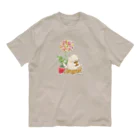 coeur.yu（クードットユー）の①いちごを独り占めしてランチ中のプーミーちゃん Organic Cotton T-Shirt