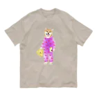 mayuenの柴愛 オーガニックコットンTシャツ