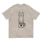 TGTの【猫コップ】 Organic Cotton T-Shirt