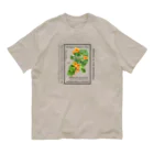 Weのわたしたちの菜園からハーブ ~ ナスタチウム~ オーガニックコットンTシャツ