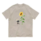 甘漏り屋のからすっこ・ヒマワリ Organic Cotton T-Shirt