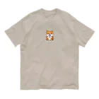 BunnyBloomのShiba Dog オーガニックコットンTシャツ