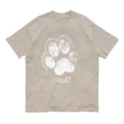WebArtsの肉球をモチーフにしたオリジナルブランド「nikuQ」（犬タイプ）です オーガニックコットンTシャツ