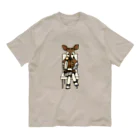 すとろべりーガムFactoryの物思いにふけるオカピ氏 Organic Cotton T-Shirt