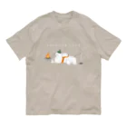 kiki25のアウトドアライフを満喫する白くま(冬) Organic Cotton T-Shirt