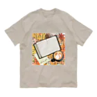 月夜のタツノオトシゴのautumn reading Organic Cotton T-Shirt