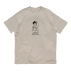 徳宮なっつのKARATE GIRL_透明 オーガニックコットンTシャツ