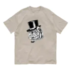 アトリエPTIMOのトラ紳士 オーガニックコットンTシャツ