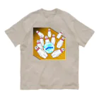 ほかほかしろくまのあったかざっかやのしろくまボウル オーガニックコットンTシャツ