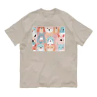 テフラんずの動物ファッションショー オーガニックコットンTシャツ