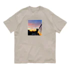 Team-MK1のStreet - Sunset オーガニックコットンTシャツ