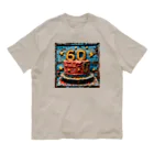 dakkyの還暦祝い「永遠のロック」3 Organic Cotton T-Shirt