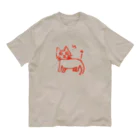 PAW WOW MEOWのネコちゃんをノミから守ろう！ オーガニックコットンTシャツ