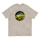 mixethnicjamamaneseのオリジナルJamaTieロゴ～アフリカン オーガニックコットンTシャツ