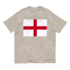 お絵かき屋さんのイングランドの国旗 Organic Cotton T-Shirt