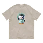 JUPITERの自由のペンギン像 オーガニックコットンTシャツ