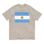 お絵かき屋さんのアルゼンチンの国旗 Organic Cotton T-Shirt