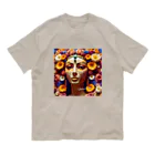 お花屋SUNのFlora Cleo「フローラ・クレオ」 Organic Cotton T-Shirt