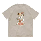 猫のきぬくんのお店のハニーちゃん オーガニックコットンTシャツ