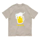 hiropo3のねこ泡ビール Organic Cotton T-Shirt