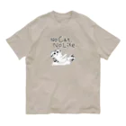 TomoshibiのNo Cat, No Life.  抱っこ猫 オーガニックコットンTシャツ