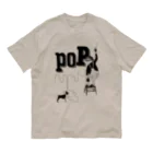 hilo tomula トムラ ヒロのPaint It POP オーガニックコットンTシャツ