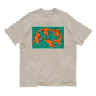 mikepunchのネコのダンス オーガニックコットンTシャツ