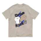 ユウィズのくまVSいぬ オーガニックコットンTシャツ