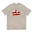 NIKORASU GOのショートケーキ オーガニックコットンTシャツ