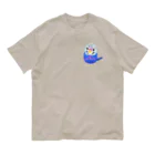 Lily bird（リリーバード）のうるうるジャンボ ロゴ入り② オーガニックコットンTシャツ