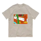 白井　快士の伴サイ小便小僧竹風鈴図屁撒き Organic Cotton T-Shirt