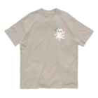おばけ商店のおばけTシャツ＜白猫又＞ Organic Cotton T-Shirt