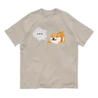 semioticaのむむむ柴犬（・・・） オーガニックコットンTシャツ