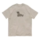 魚長～UoChou～の陽気なアシカ オーガニックコットンTシャツ