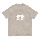 Draw freelyのおもち　ぴったんこ Organic Cotton T-Shirt