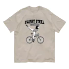 nidan-illustrationの"SWEET STEEL Cycles" #1 Organic Cotton T-Shirt