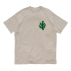 れなしやの渋かっこいい★多肉植物 オーガニックコットンTシャツ