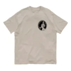 Bo tree teeのCameo (black) オーガニックコットンTシャツ