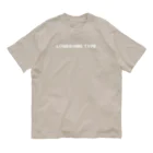 LONESOME TYPE ススのLONESOME TYPE （WHITE） オーガニックコットンTシャツ