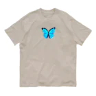 LalaHangeulのモルフォ蝶 Organic Cotton T-Shirt