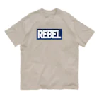 GALACTIC REBELのREBEL BLUE オーガニックコットンTシャツ